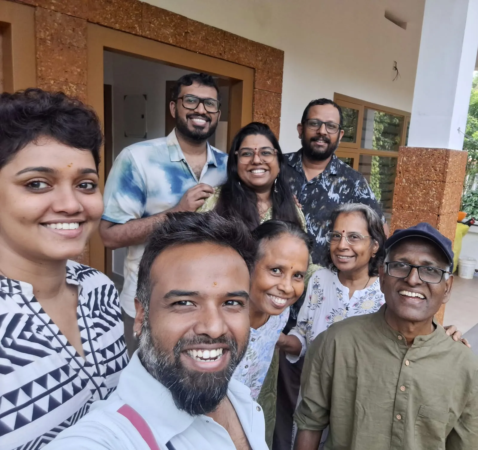 Family gathering at the Cheeral Green villa