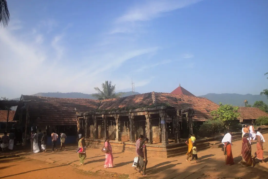 Thirunelli Temple below the Brahmagiri hills, Wayanad